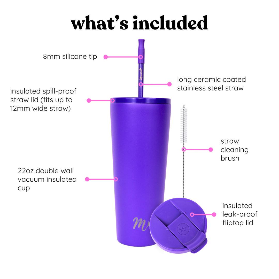 22oz Purple Cup