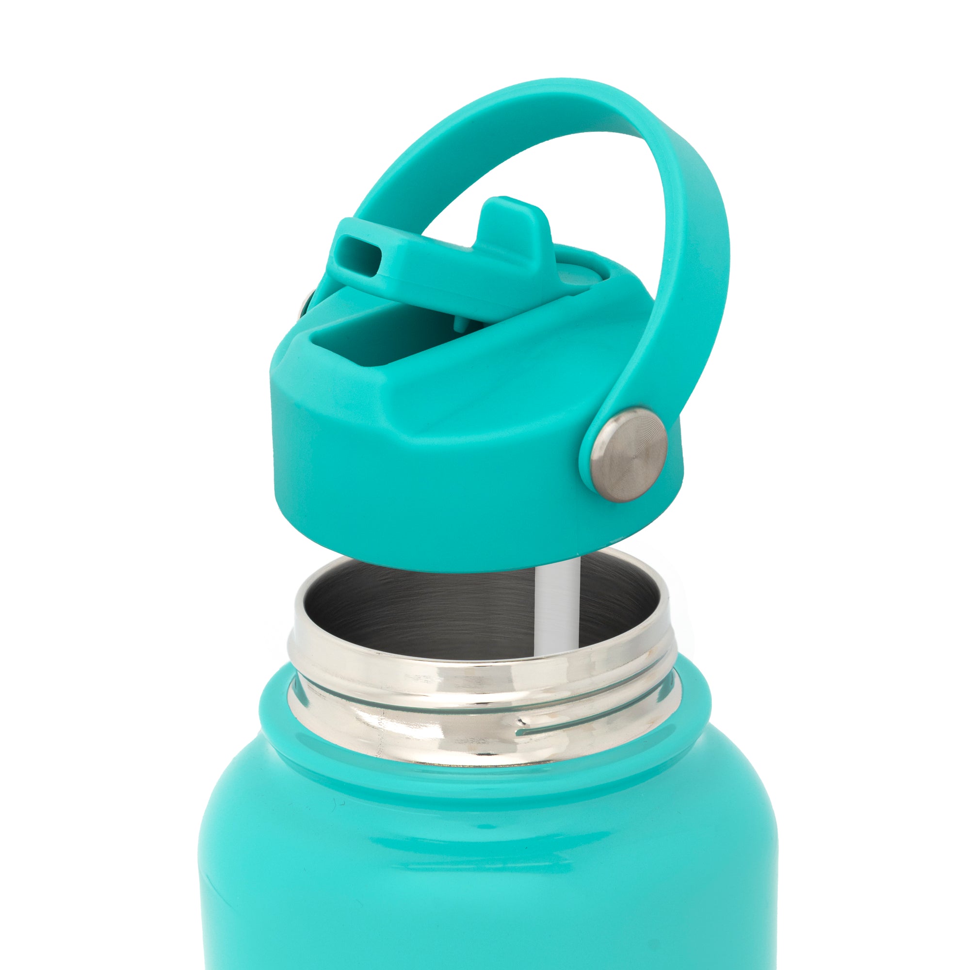 Turquoise screw on, bottle lid