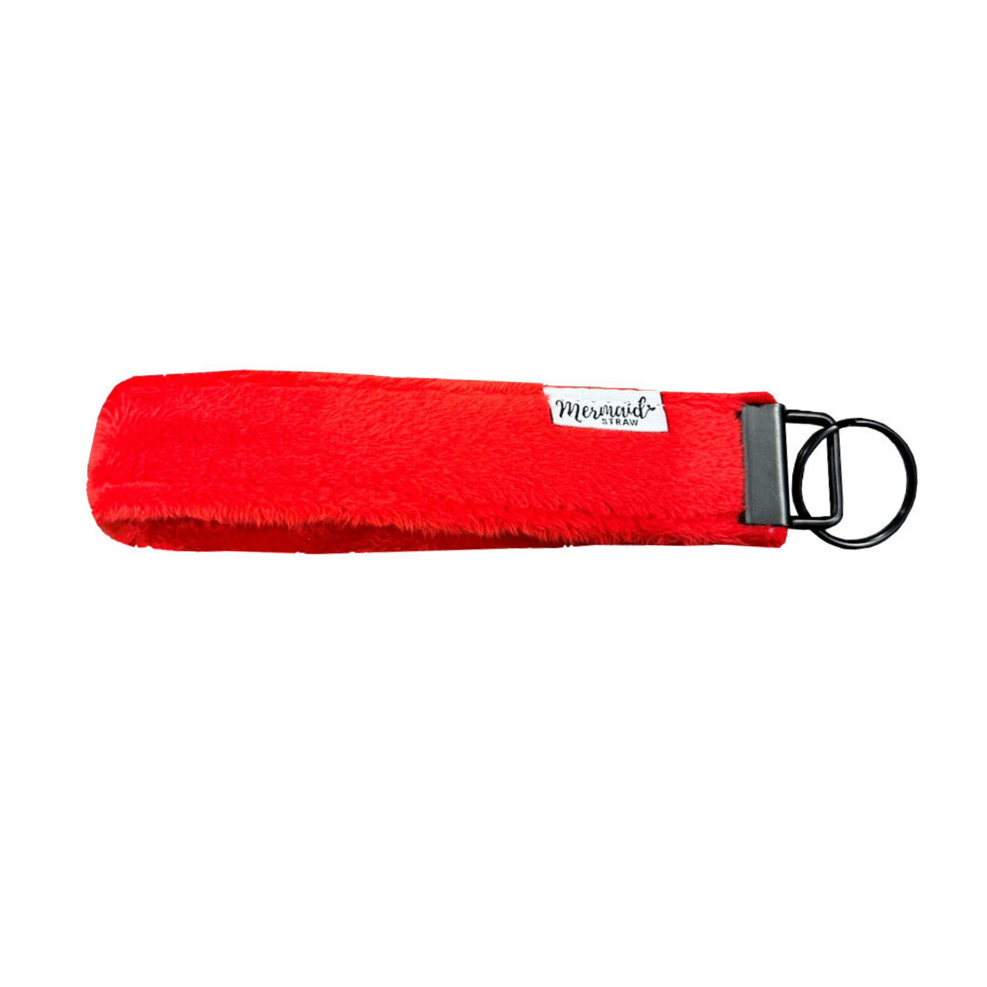 Red Fuzzy Keychain