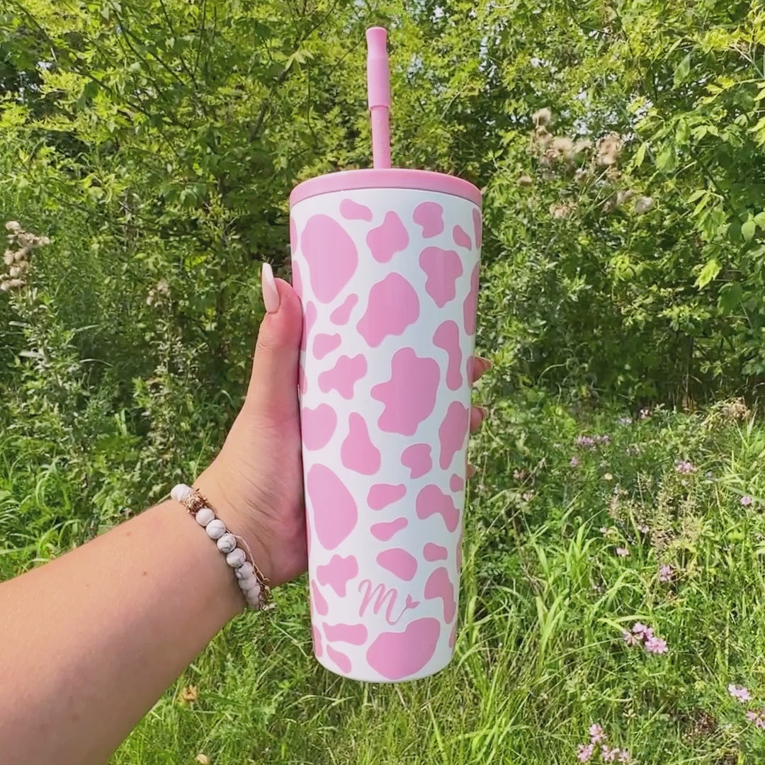 pastel tumbler, cowgirl tumbler, trendy 22oz cup, leakproof tumbler, cute trendy cup, travel mug, straw included, keeps drinks cold, aesthetic cup