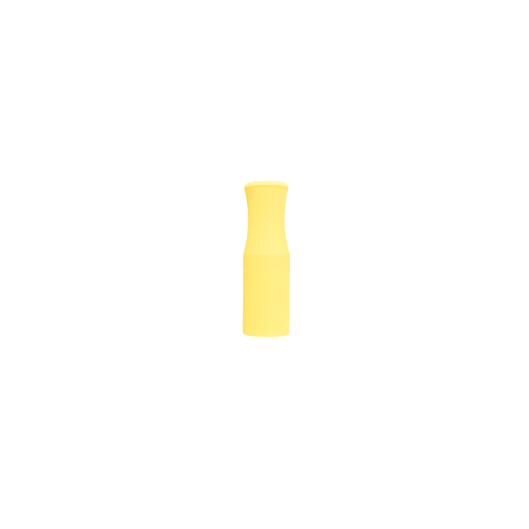 6mm in diameter, pale yellow silicone tip