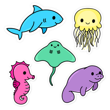 Ocean Babies Sticker Pack (Series 2)