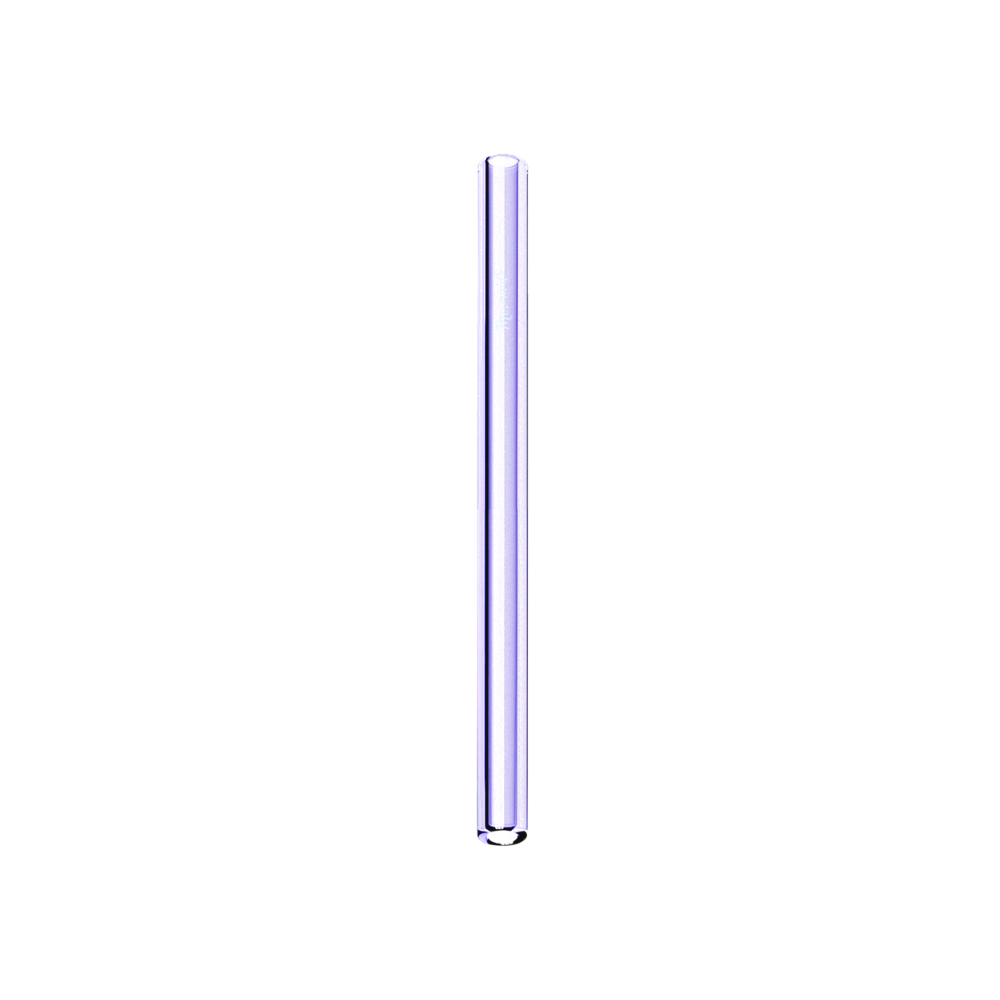 Glass Smoothie Straws, Mermaid Straw, Reusable Straw, purple glass single