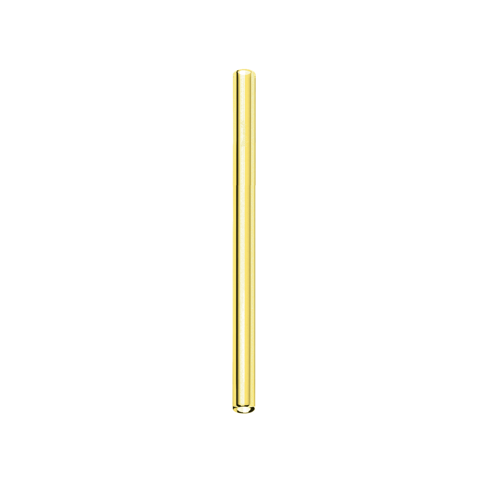 Glass Smoothie Straws, Mermaid Straw, Reusable Straw, yellow glass single