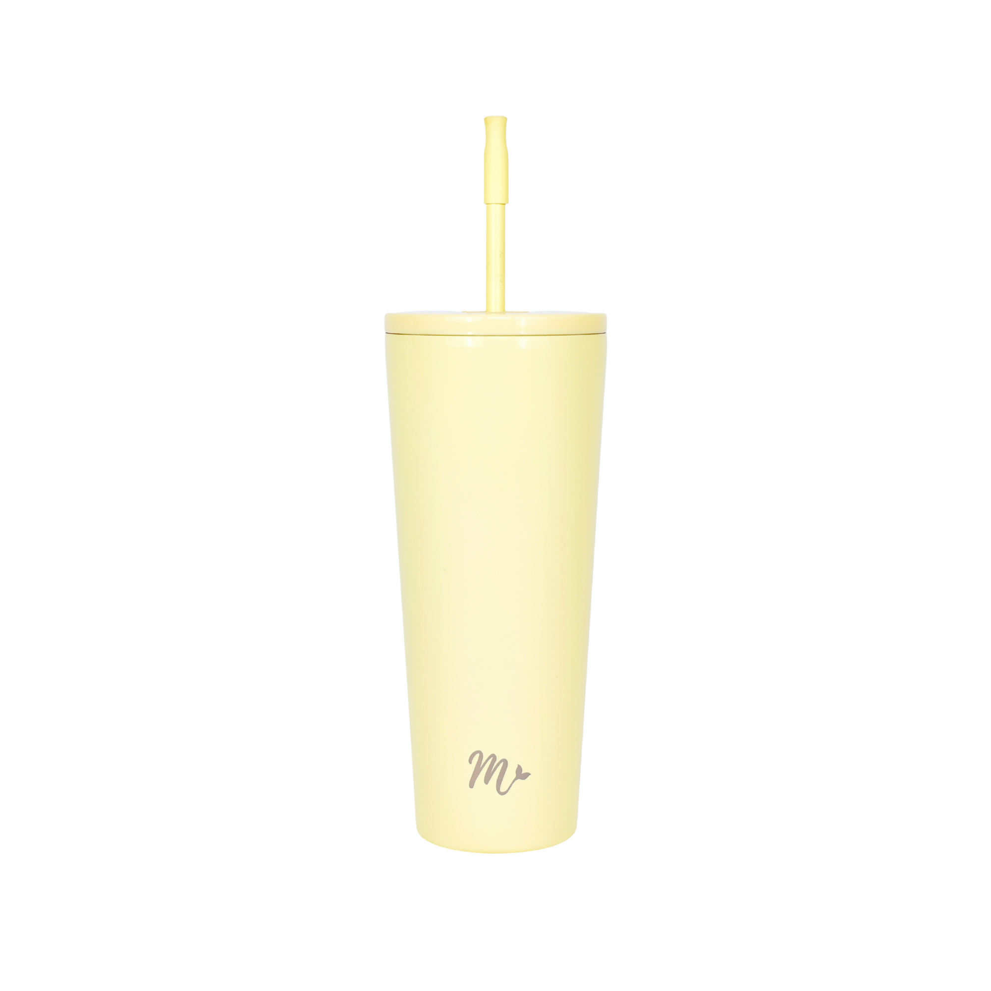 22oz Pale Yellow Tumbler