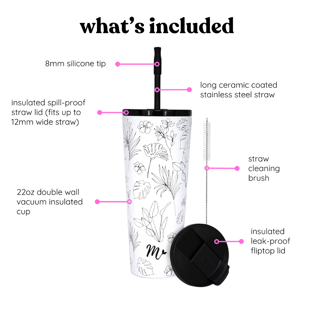 22oz Botanical Tumbler