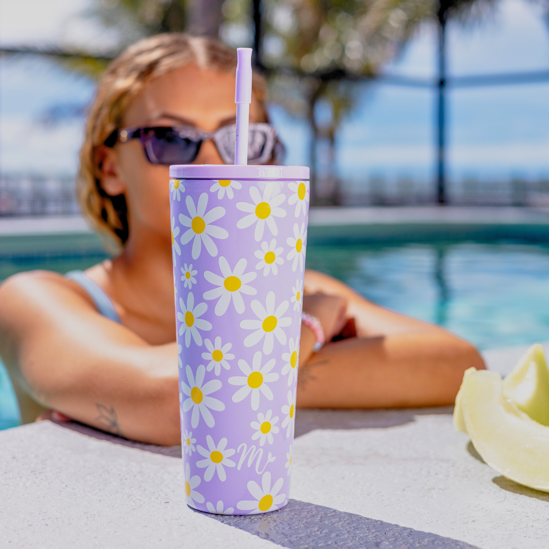 22oz Daisies Tumbler