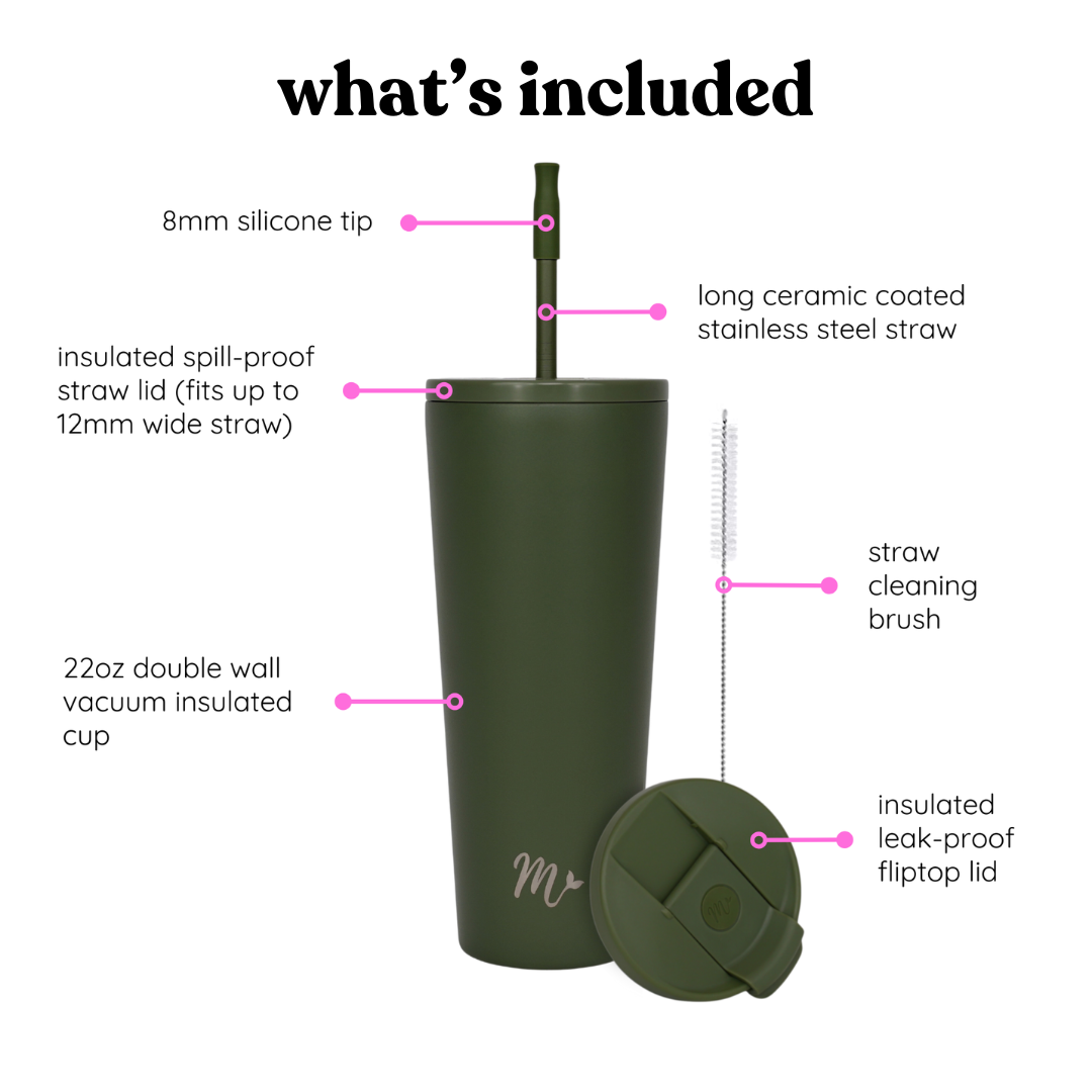 22oz Olive Tumbler