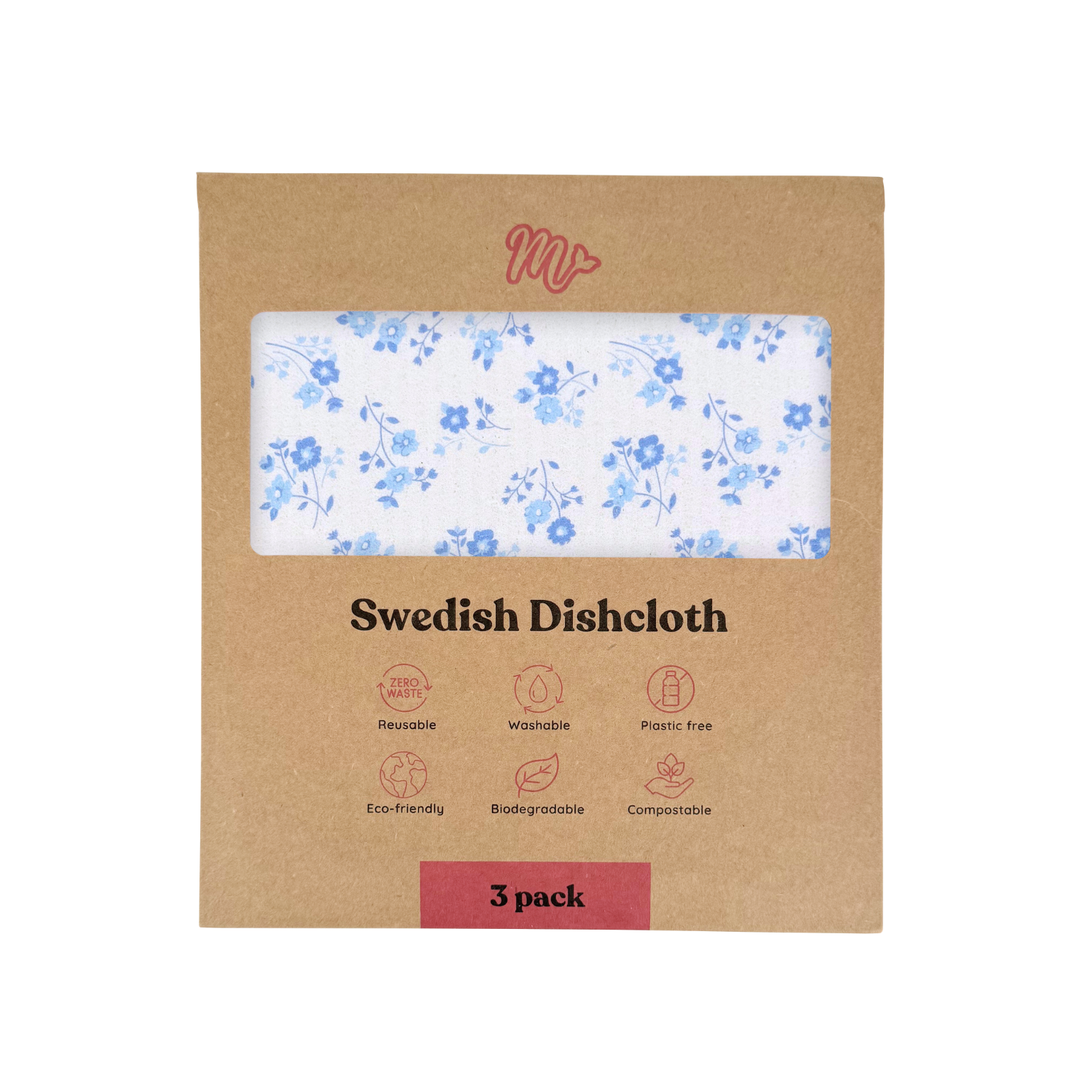 Forget Me Not Swedish Dishcloths