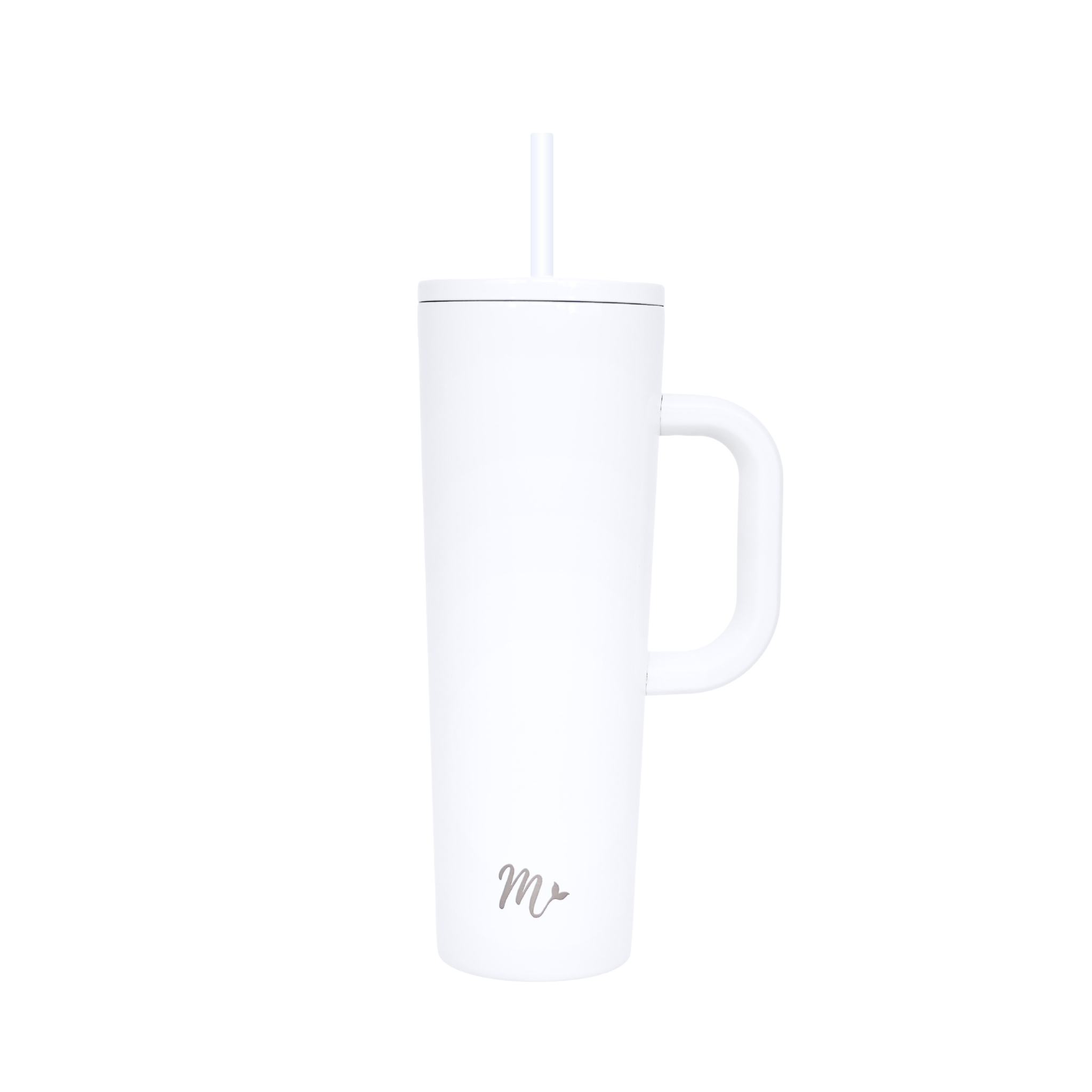 30oz White Tumbler