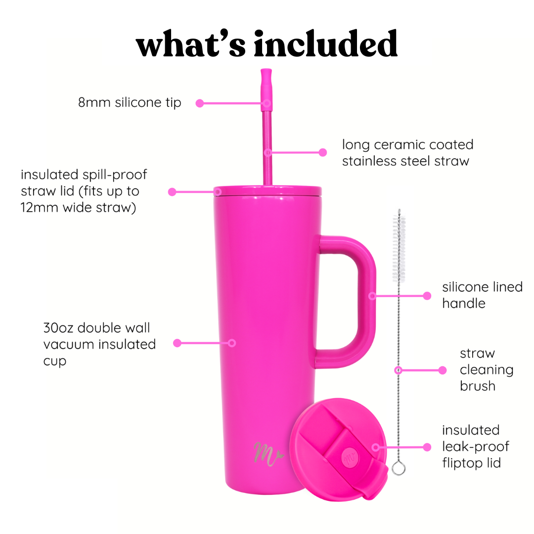 30oz Pink Tumbler