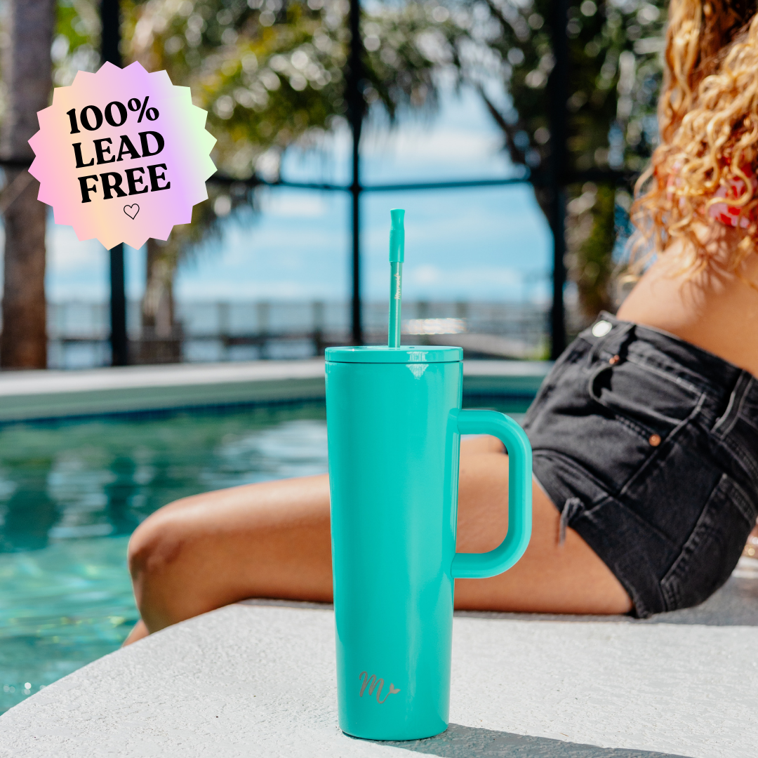 30oz Turquoise Tumbler