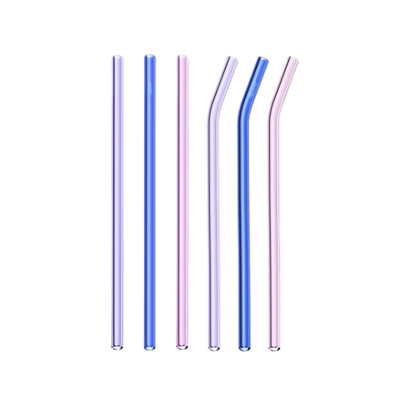 Tumbler Glass Straw Packs - Cotton Candy