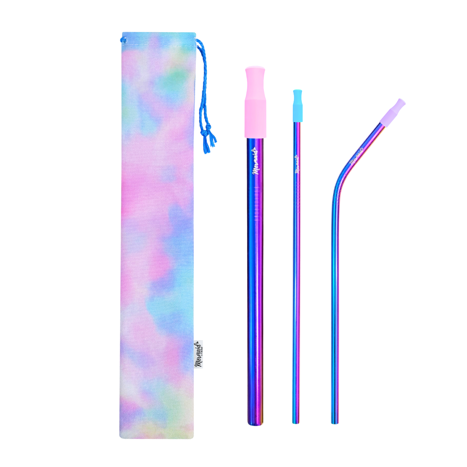 Tie Dye Stainless Steel Straw Pack