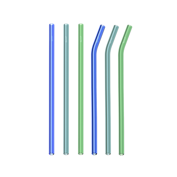 Tumbler Glass Straw Packs - Seaglass