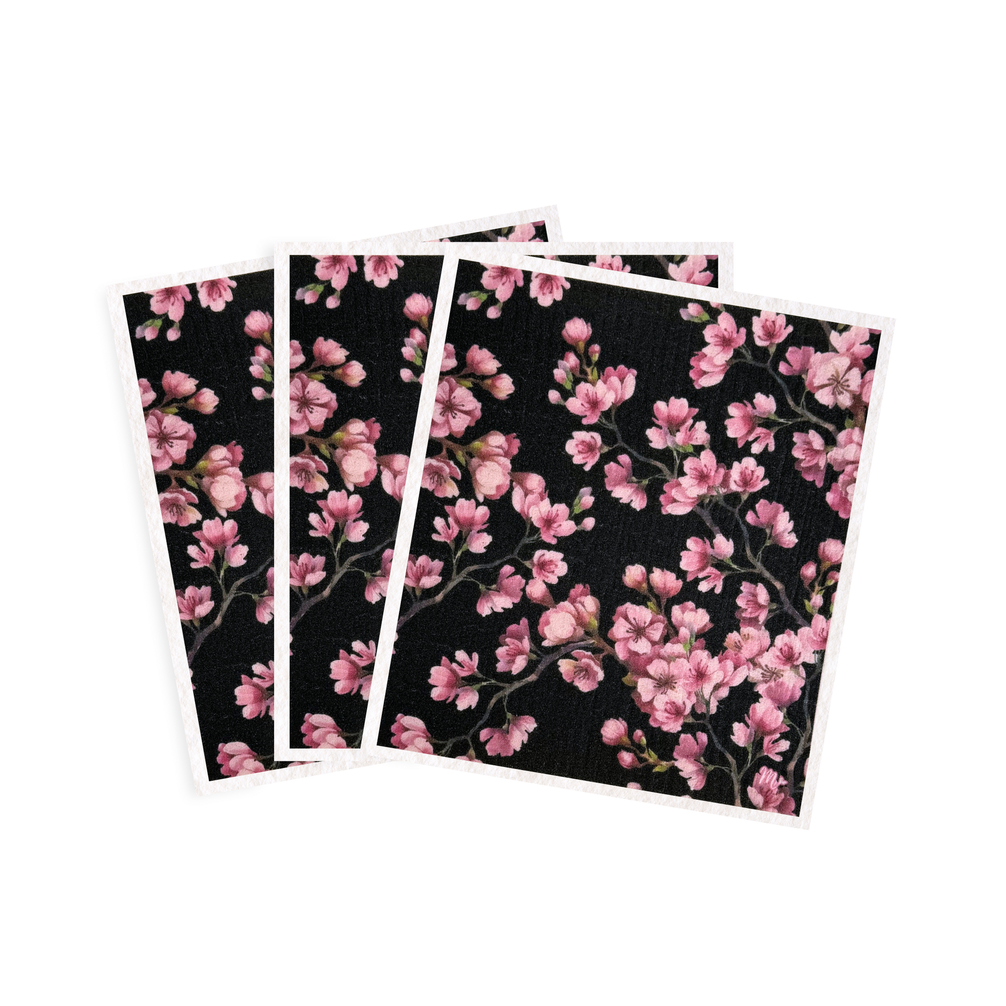 Cherry Blossom Swedish Dishcloths