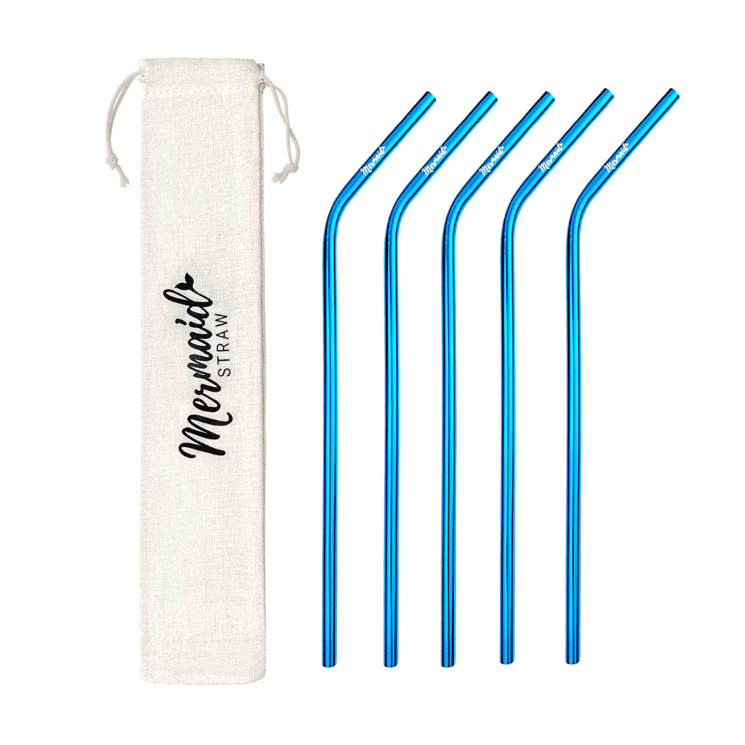 6mm Stainless Steel Straws Packs