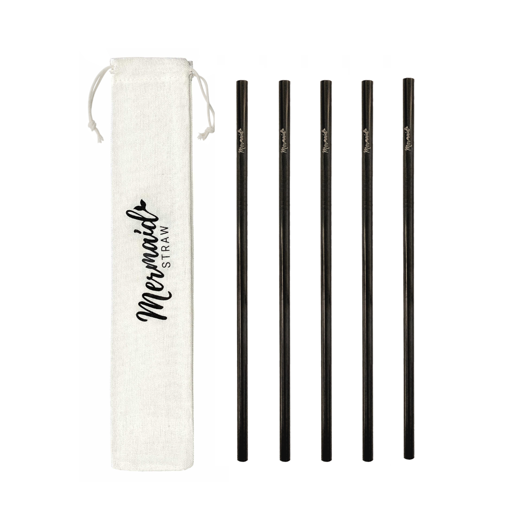 6mm Stainless Steel Straws Packs