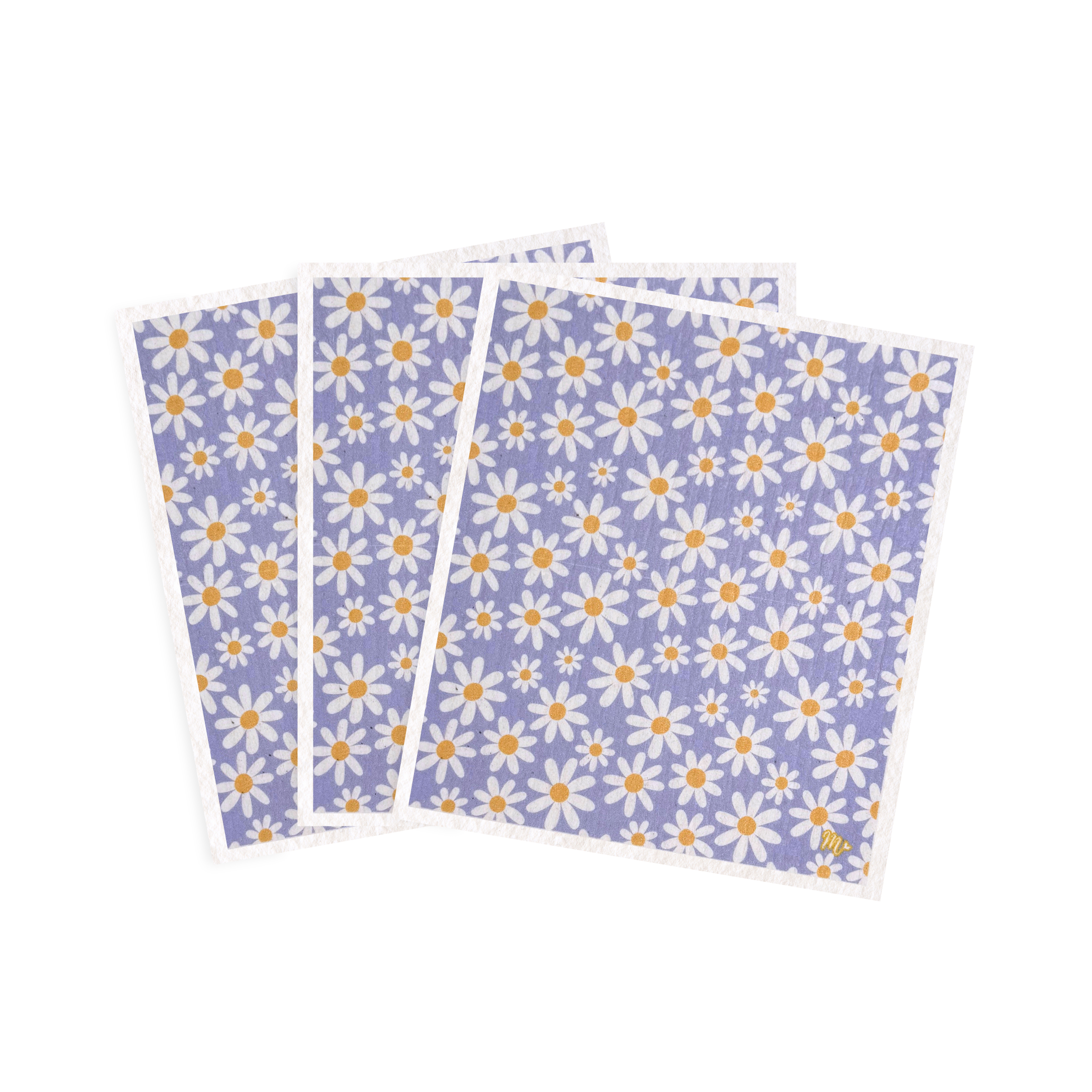 Daisies Swedish Dishcloths