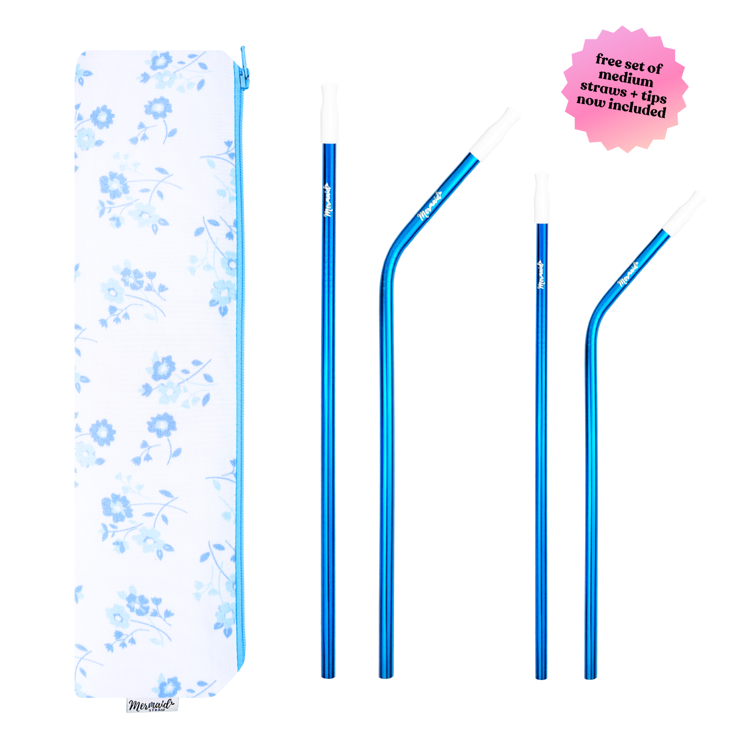 Forget Me Not Straw Pack