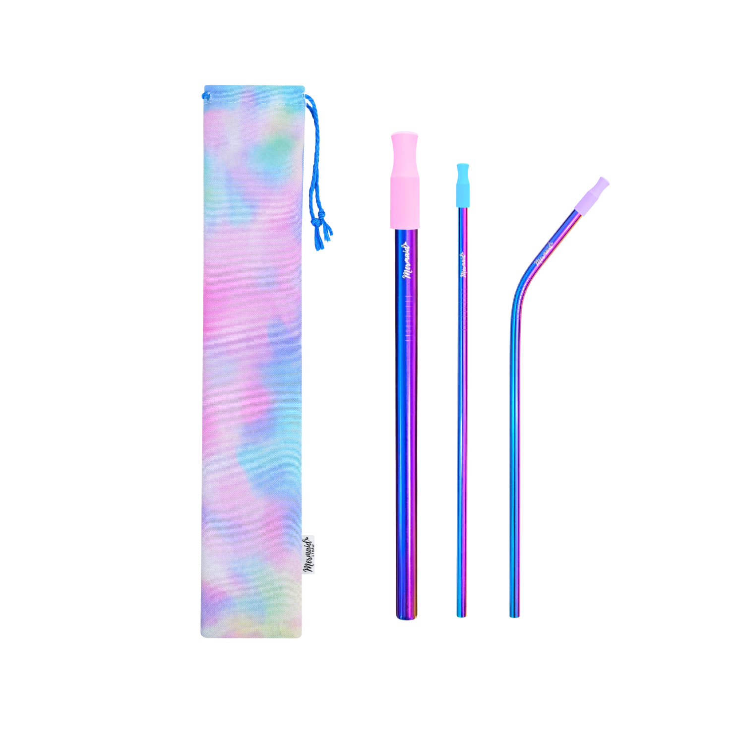 Tie Dye Stainless Steel Straw Pack