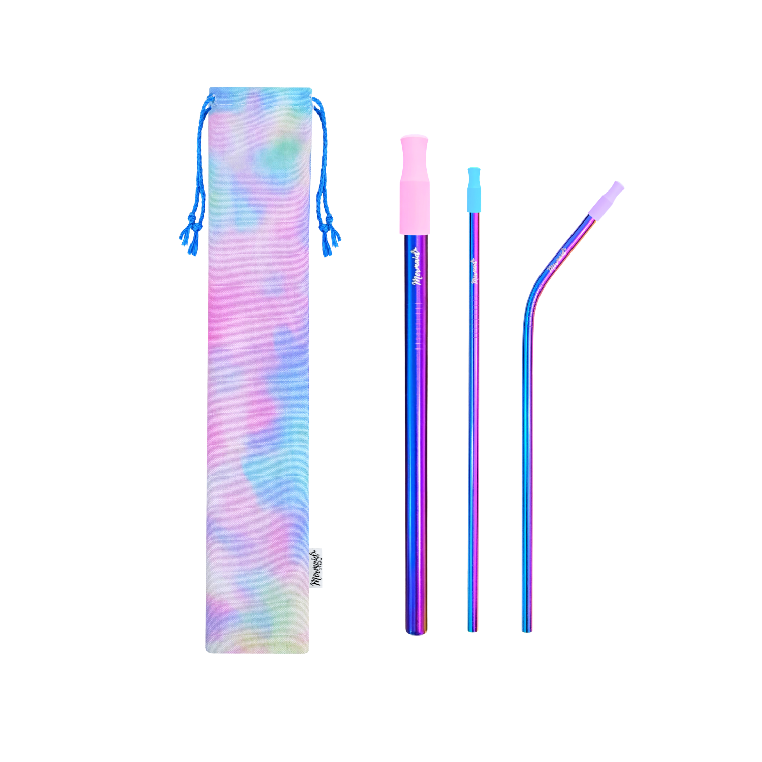 Tie Dye Stainless Steel Straw Pack