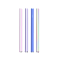 Smoothie Glass Straw Packs - Cotton Candy