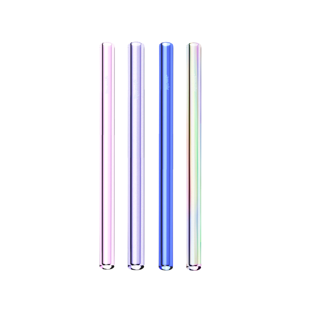 Smoothie Glass Straw Packs - Cotton Candy