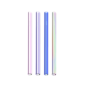 Smoothie Glass Straw Packs - Cotton Candy