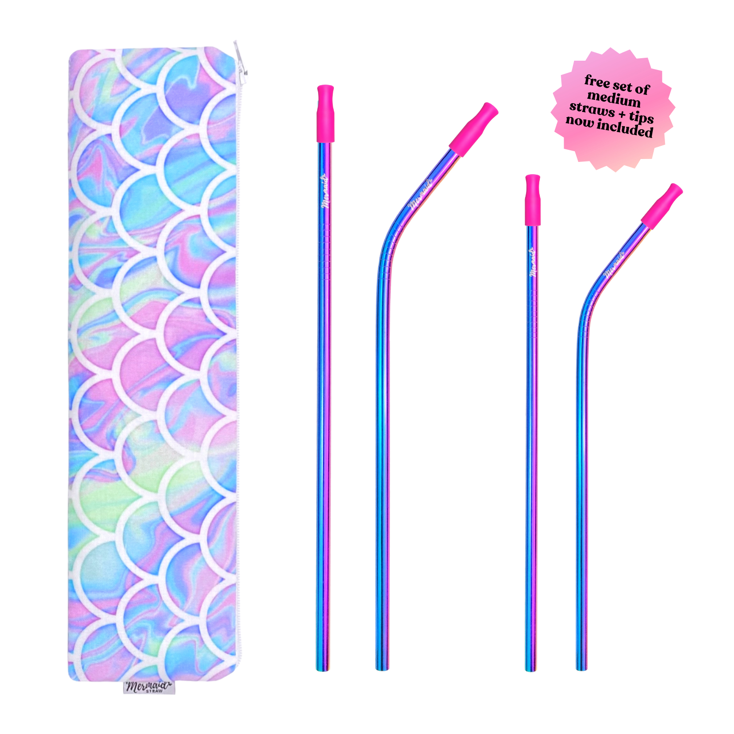 Mermaid Scales Straw Pack