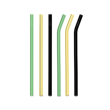 Tumbler Glass Straw Packs - Midnight Matcha