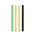 Smoothie Glass Straw Packs - Midnight Matcha