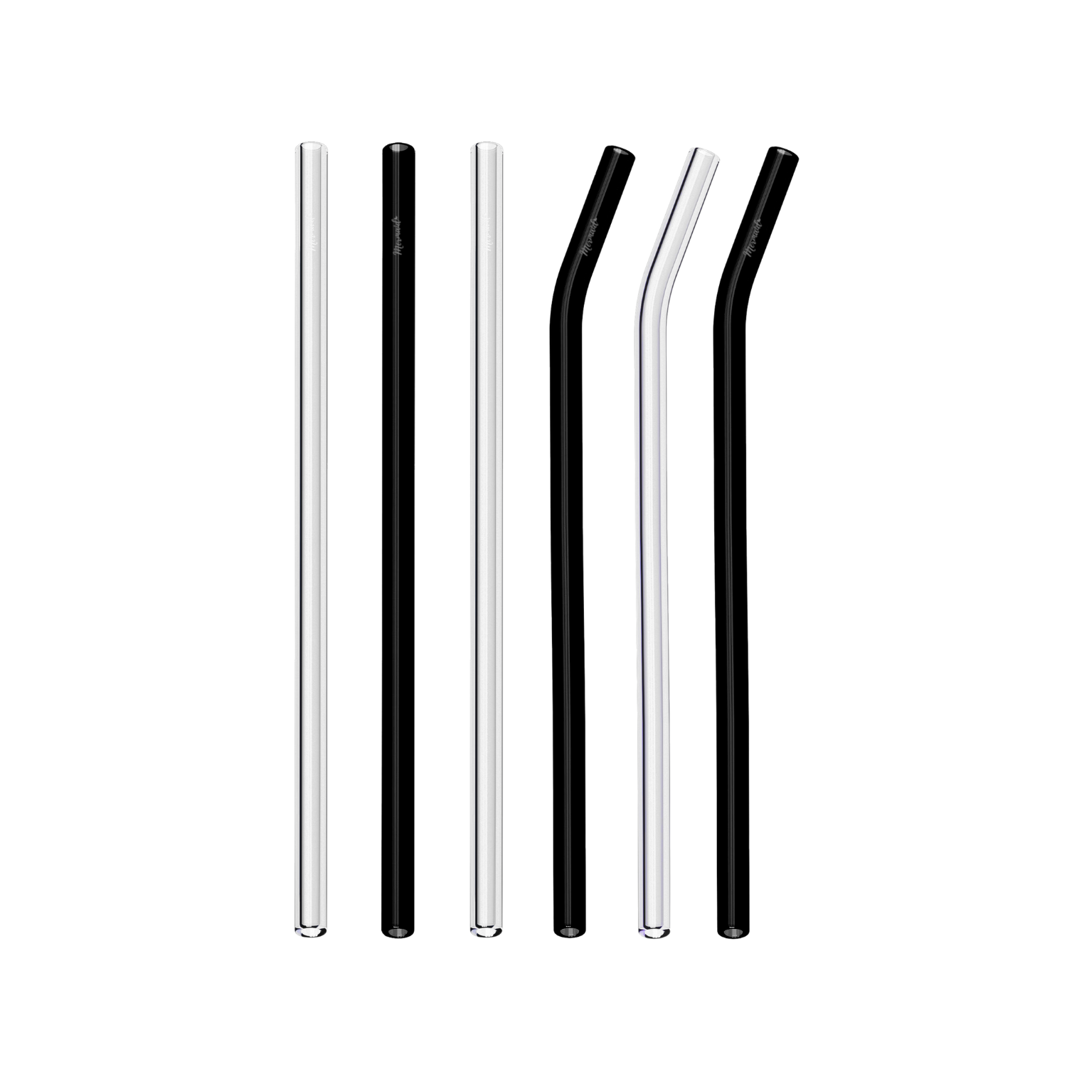 Tumbler Glass Straw Packs - Monochrome