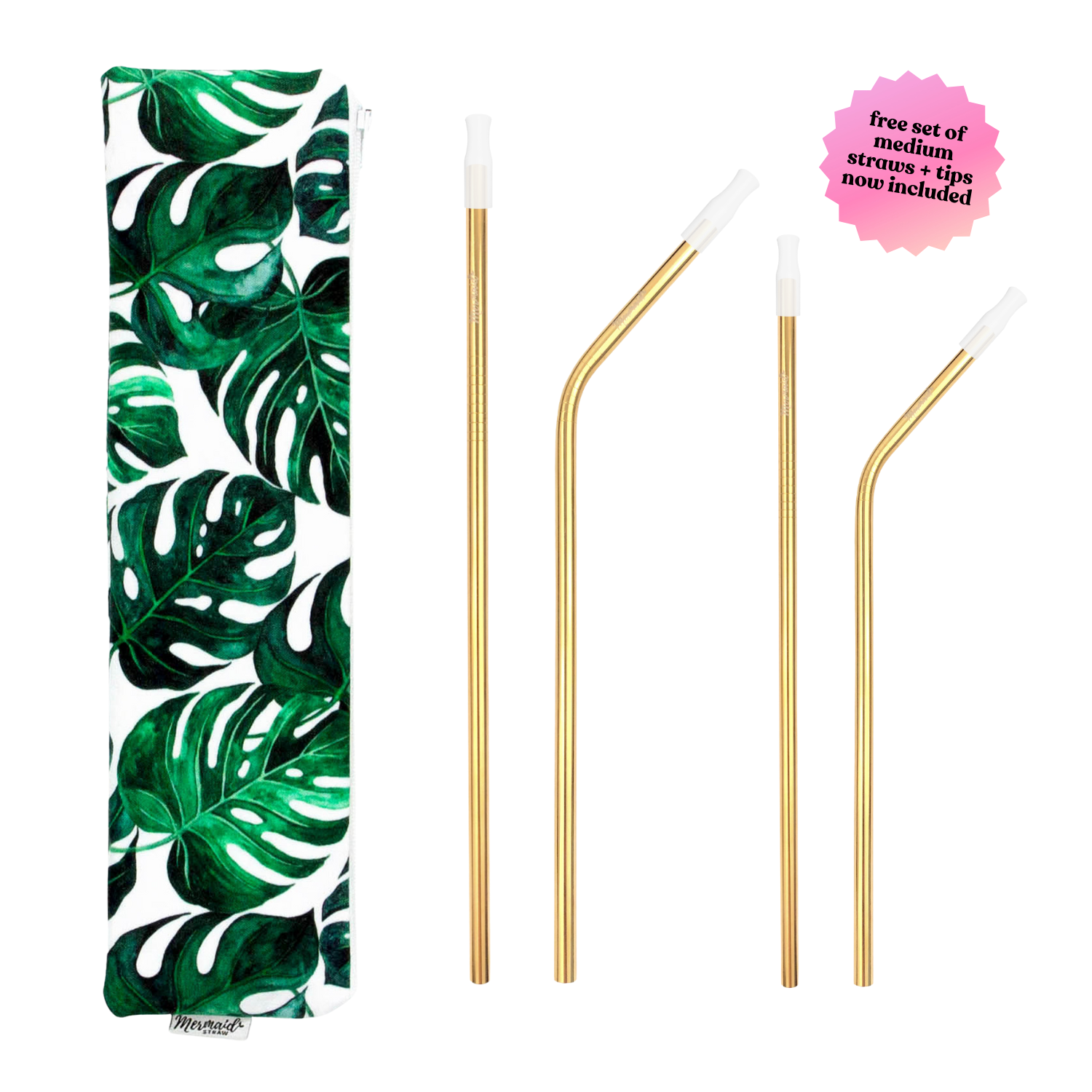 Monstera Straw Pack