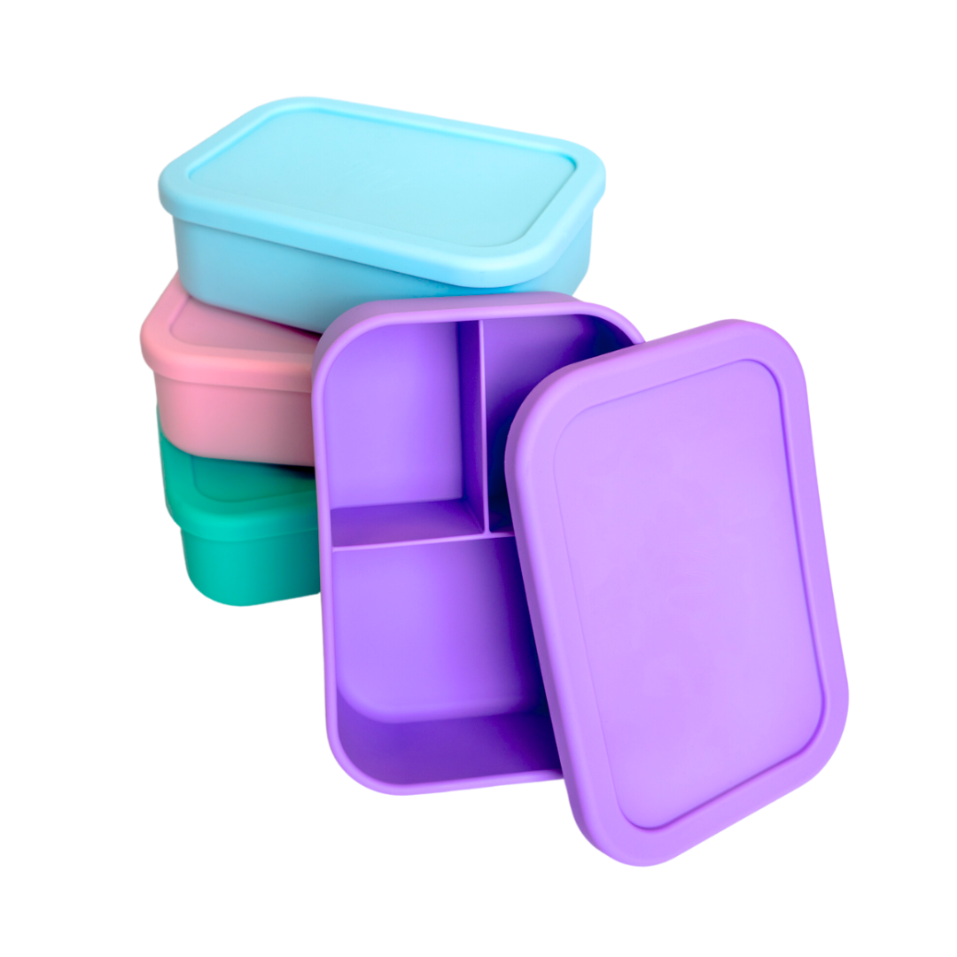 Pastel Silicone Bento Box