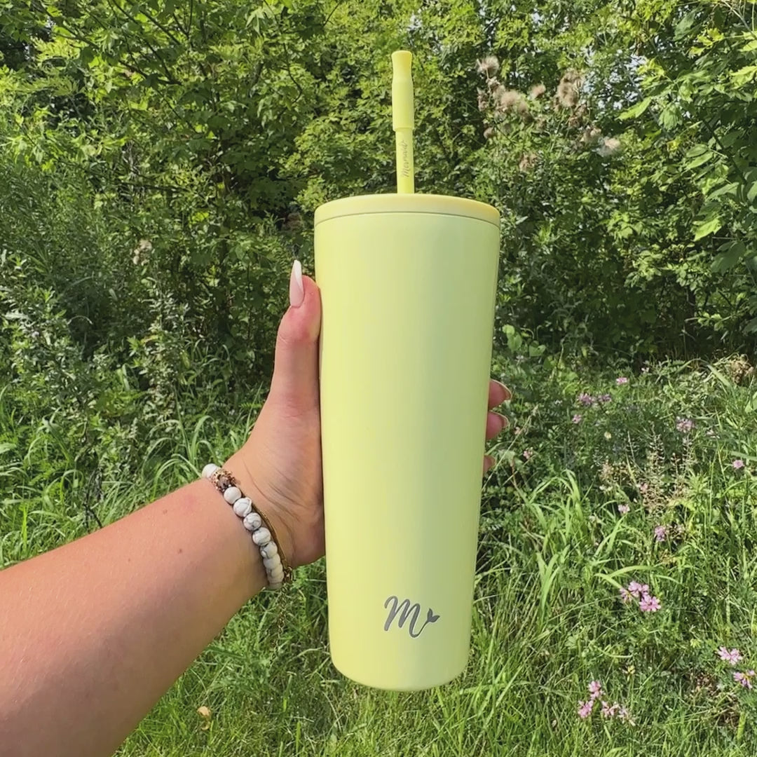 22oz Pale Yellow Cup