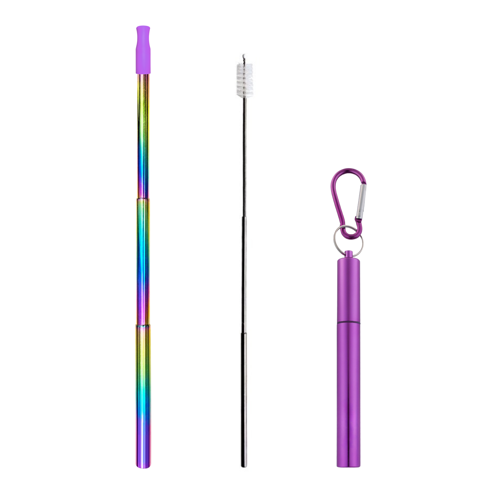 Telescopic Straw - Purple