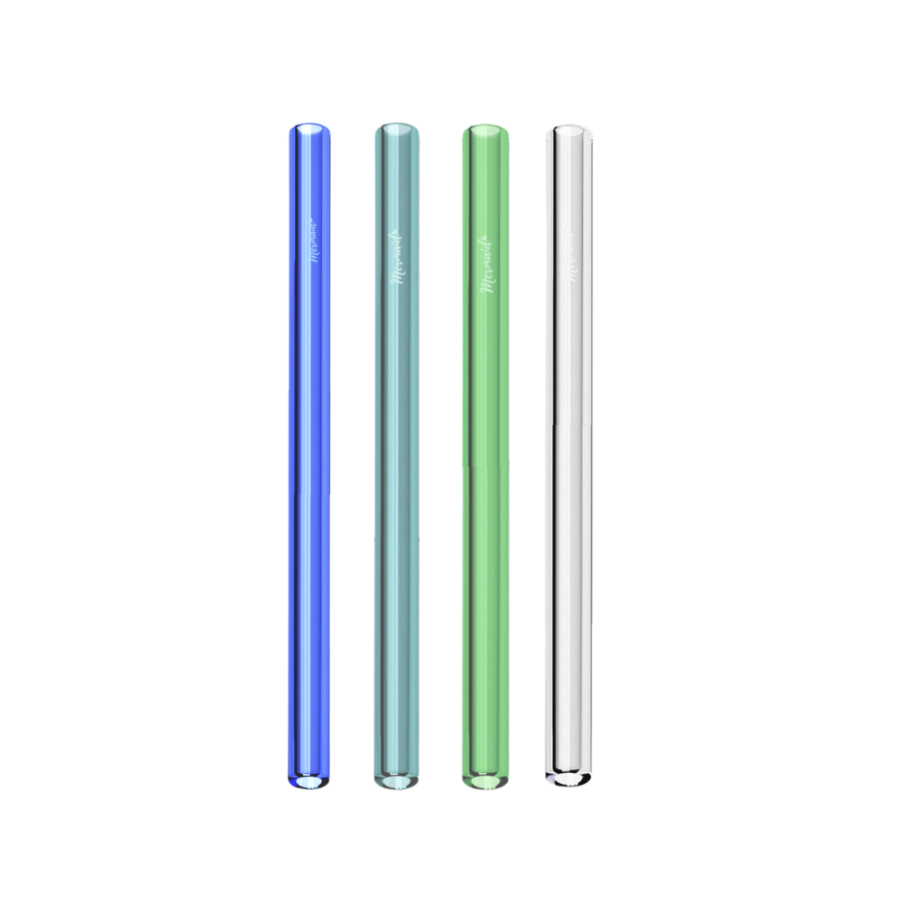 Smoothie Glass Straw Packs - Seaglass