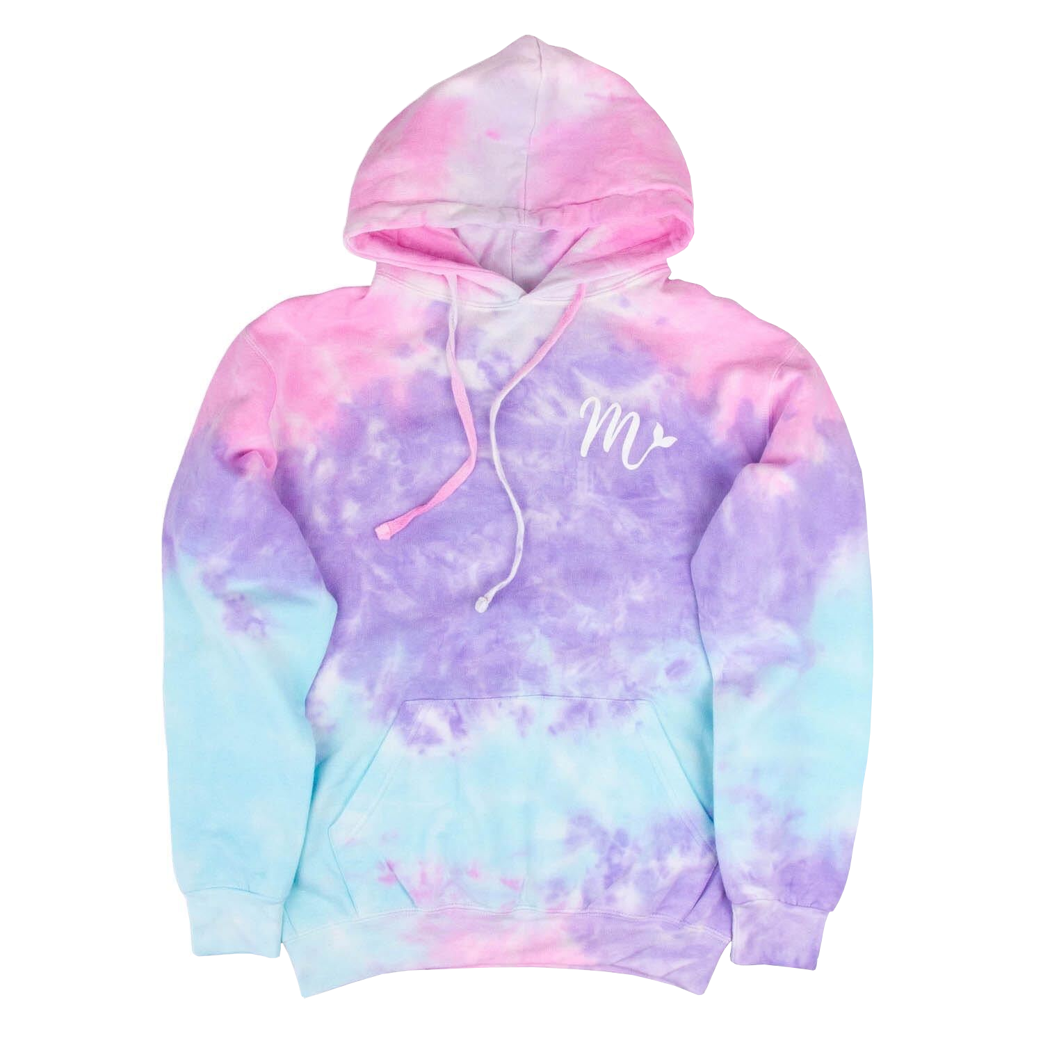 Tie Dye Hoodie, Mermaid Straw Apparel, Mermaid Straw Hoodie