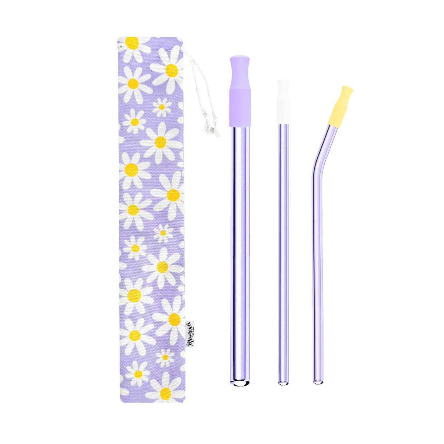 Daisies Glass Straw Pack