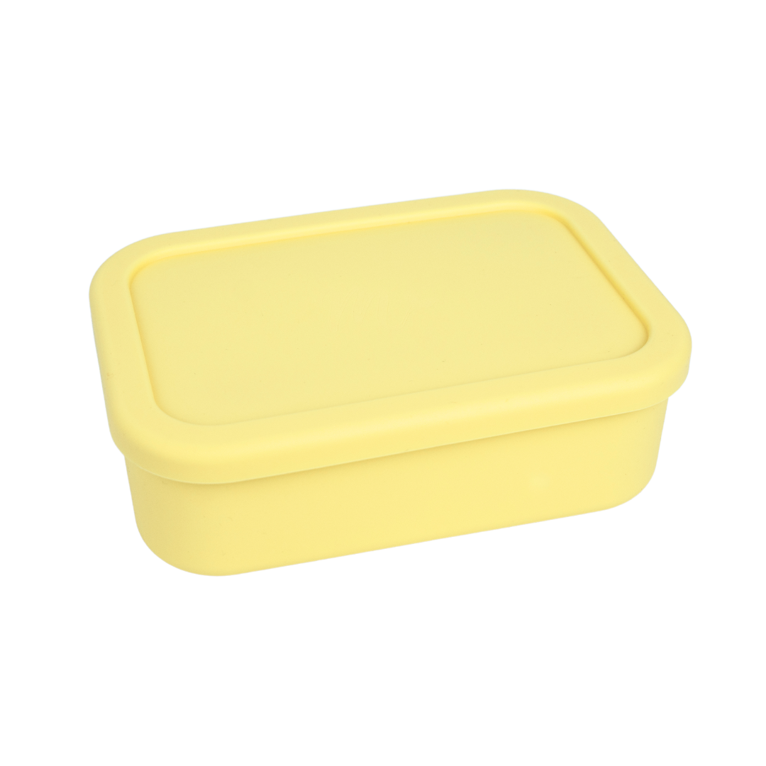 Pale Yellow Silicone Bento Box