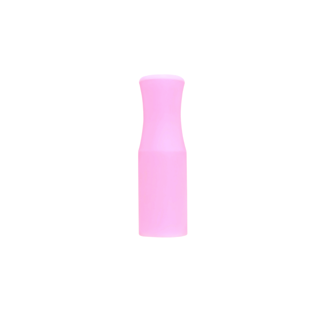 12mm in diameter, light pink bubblegum silicone tip
