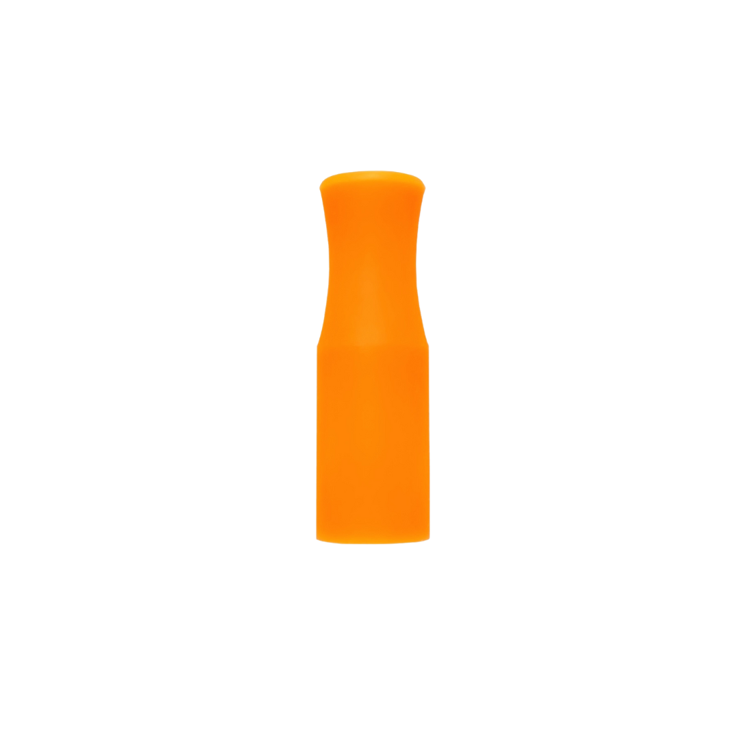 12mm in diameter, neon orange silicone tip
