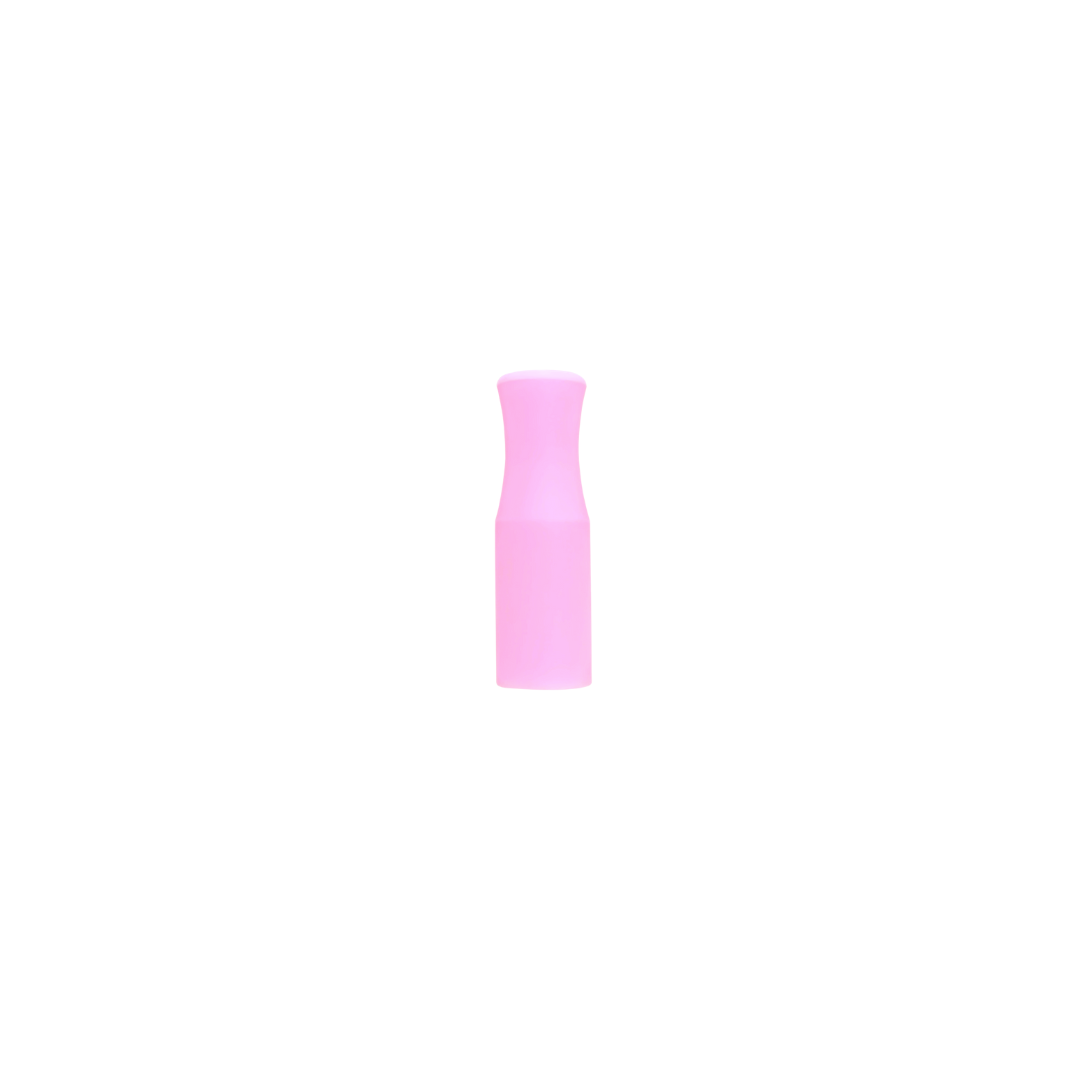 6mm in diameter, light pink, bubblegum silicone tip