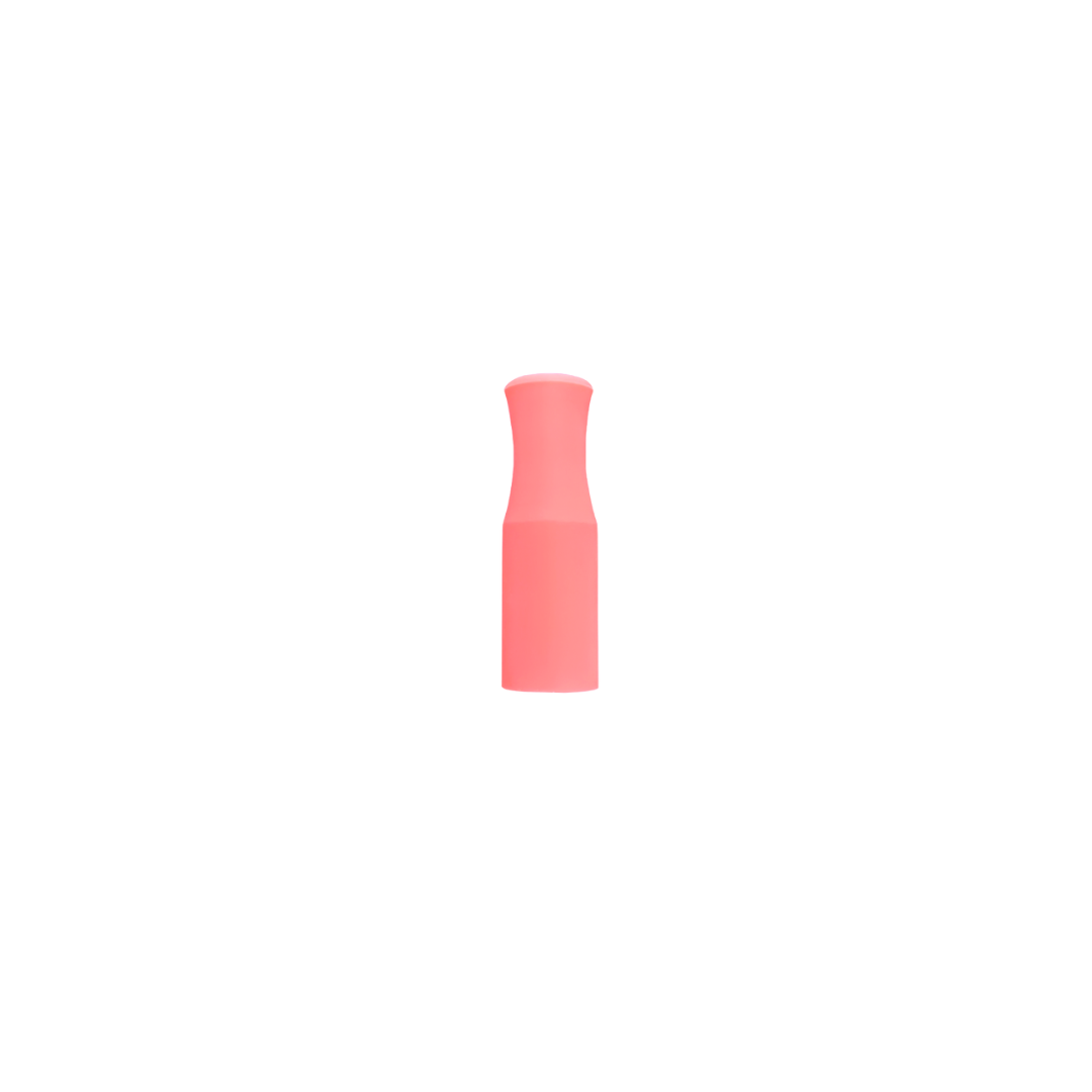 6mm in diameter, coral silicone tip
