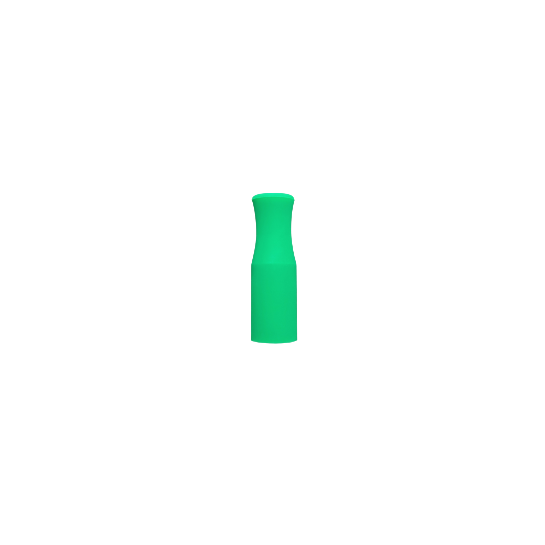 6mm in diameter, green silicone tip