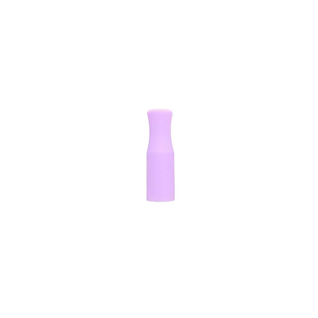 6mm in diameter, light purple, lavender silicone tip