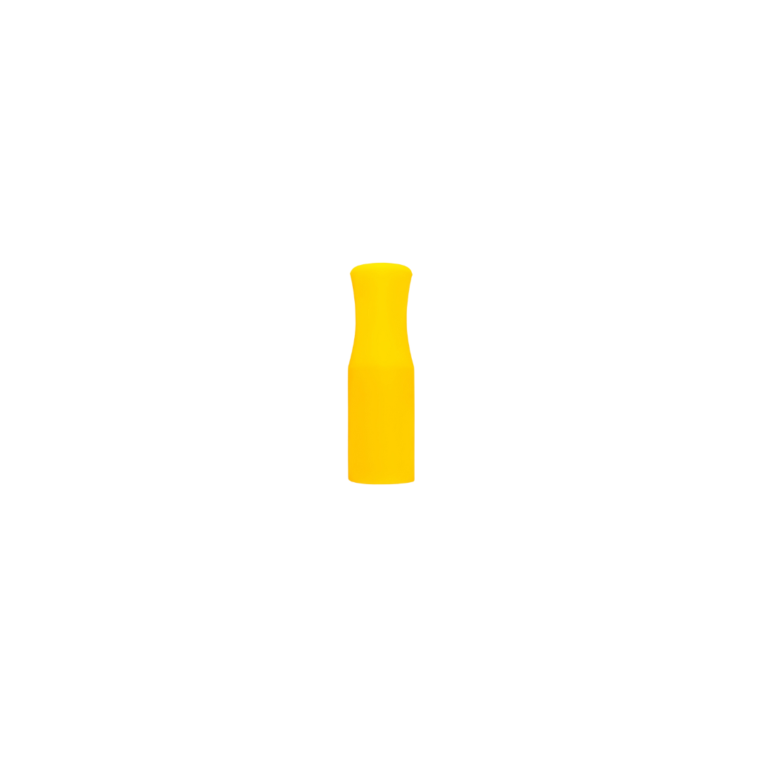6mm in diameter, yellow silicone tip