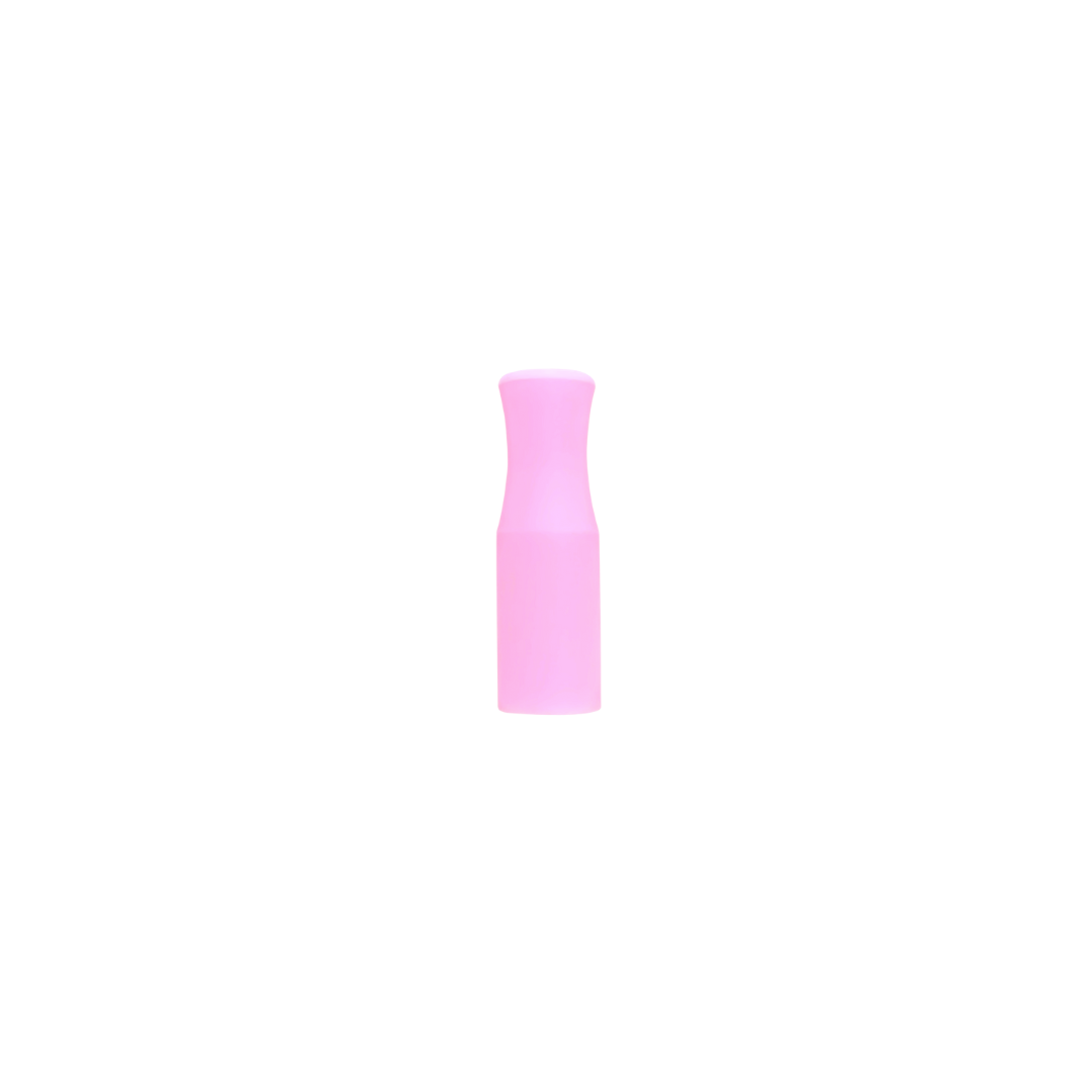 8mm in diameter, light pink, bubblegum silicone tip