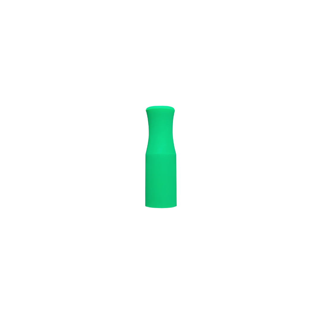 8mm in diameter, green silicone tip